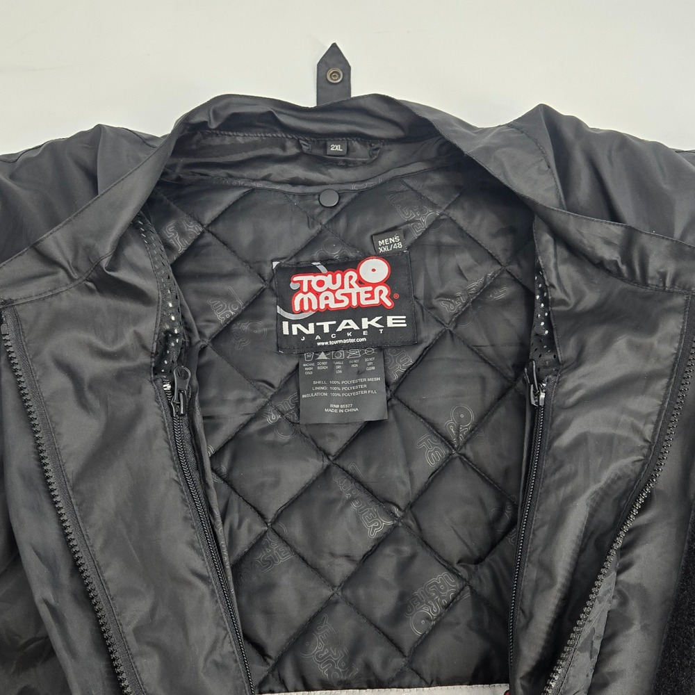 Tour Master Intake Textile 3-in-1 Moto Jacket Men's XXL/48 Black EUC Vth 72K